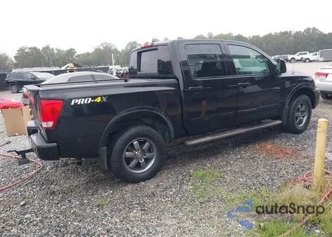 2014 Nissan Titan Pro-4X из США, поврежденный, VIN 1N6BA0EC4EN505829